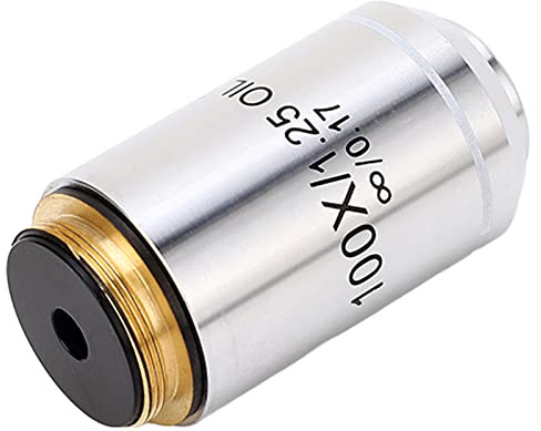 Oändligt objektiv lins 100 x 20,2 mm RMS gränssnitt mikroskop objektiv objektiv objektiv tillbehör