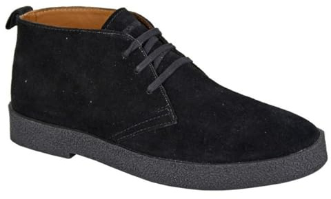 Roamers Mens Leather Desert Boots | Real Suede, Leather Lined