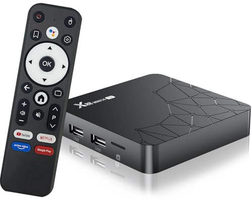 Android TV Box,X14 Mini Android 14.0 2Go RAM 16Go ROM RK3518 Quad-Core 64bit Cortex-A53 Mali 450 MP2 GPU Support 4K 3D 1080P 2.4/5.0GHz WiFi BT5.0 10/100M Ethernet DLNA HDMI 2.0 H.265