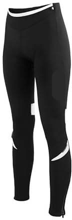 YUSUZH Pantaloni da Ciclismo Donna Autunno Inverno in Pile Abbigliamento Bicicletta for Esterni Femminili Imbottiti for Bici per Ciclismo,Ogging(Black02,XXL)
