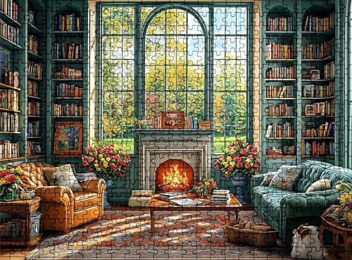 Pussel 2 000 delar, träpussel vuxen soffa flamma impossibla klassiska jigsaw pussel 99,5 x 70,5 cm, familjespel, pussel stressminskning tankespel, pusselälskare w0-77
