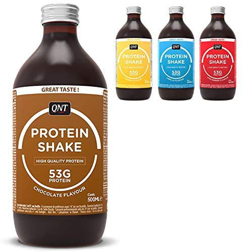 QNT Fit Protein Shake 12 x 500ml Ready to Drink Protein Shake Fat Free RTD RTDs Same as Multipower (Vanilla)