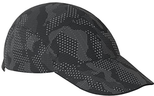 Salomon XA Reflective Kappe Unisex, Leistungsstark und leicht, Ausgewählte Materialien, Komfort für jeden Tag, Deep Black, AO, Reflective Silver, Einheitsgröße