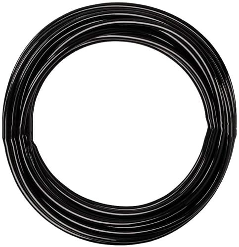 HUAZIZ 12 Meter PU Pneumatikschlauch Pneumatic Polyurethane Schlauch Flexibel Druckluftschlauch Außen 8mm x Innen 5mm,Schwarz