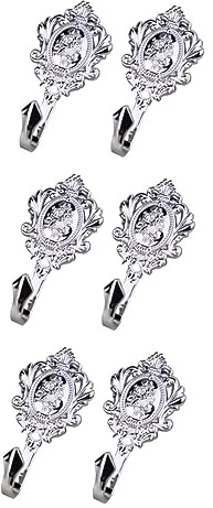 Cabilock 3 Piezas De Par De Adornos para Tartas De Muñeca De Sirena Bolsa De Compras con Ruedas Bote De Basura Transparente Ganchos Vintage Ganchos De Metal con Cordones Concha De