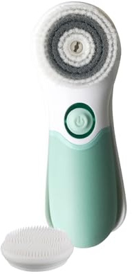 Dermilogic Advanced Facial Cleansing Brush, 2-in-1 Exfoliator Tool, Face Scrubber, Pore Cleaning Brush, Skin Care Device, Face Wash Brush, Facial Exfoliating Brush, Face Brush for Women and Men