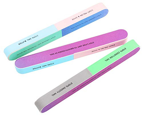 Lima De Uñas Multifuncional 17 8 Cm Con Esponja Suave Que No Daña Bloque Pulidor Para - Pulido Múltiples Caras Control Total Del Acabado Grano Grueso Fino Natural for Cuidado En Casa