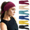 DRESHOW 6 Stück Damen Boho Stirnband Kopfband Haarband Gedruckt Stirnbänder Knoten Verdrehtes Elastische Kopf Wickeln Niedlich Haarschmuck für Mädchen