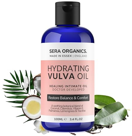 Vulva Oil for Menopause & Intimate Dryness, Fast-Absorbing (100ml)