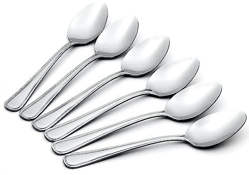 Oneida H081006AL20 Tress Mirror Everyday Teaspoons, Set of 6