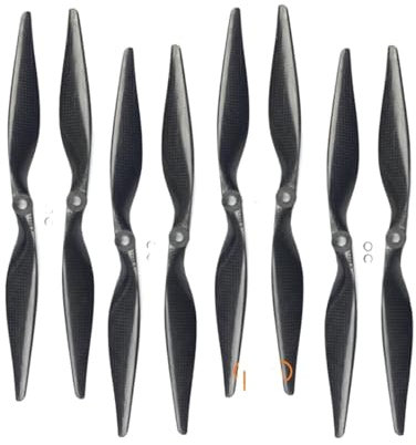 SoKOIUU 1 Packung 4 Paar 13x6,5 3K Carbon Propeller 1365 CF Propeller 13 Zoll kompatibler RC Quadcopter Hexacopter