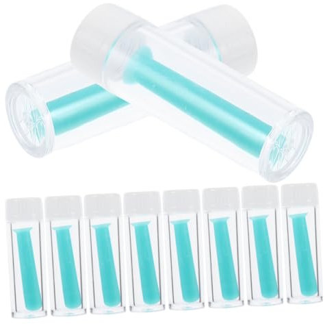 FONDOTIN 10pezzi Rimozione Lenti Ventosa Morbido e Rigido Strumenti Pratici Per Lenti Contatto Facili Da Trasportare e Usare Quotidianamente