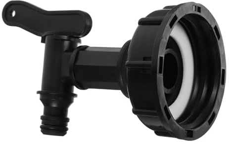 CLISPEED Conjunto De Grifo para Bidón De Agua De Jardín Válvula De Alta Flujo Accesorio para Barriles De Lluvia Diseño Moderno Fácil De