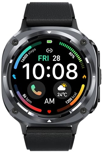 TIMU Military Smart Watch for Men Answer/Make Calls