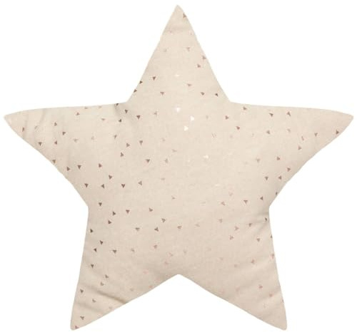Atmosphera - Cojín Infantil Estrella Berlingot - algodón - Beige - 40x40 cm