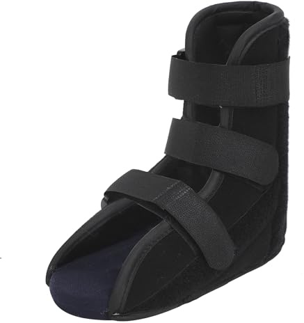 Kids Fracture Walker Boot Post Op Recovery Shoe Fracture Fixation Support Brace with Adjustable Strap for Achilles Tendon Surgery, Acute Ankle Sprains, Broken Toe Foot, Fit Both Left and Right Foot