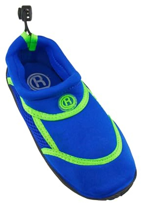 Rutscherlebnis Aqua-Schuhe schnelltrocknende Badeschuhe Unisex Wasserschuhe für Kinder (blau-grün, EU Schuhgrößensystem, Grundschulkind, Numerisch, M, 30)