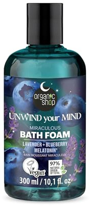 Organic Shop Sleep Miraculous Bath Foam, Unwind Your Mind, 300 ml