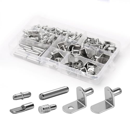 170 Piezas Clavijas Soporte Estantes 5mm 6mm 6 Estilos Armario