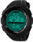 BHGWR Herren Digital Quarz Uhren mit schwarz Silikon Armband 50M Wasserdicht Militär Sportuhr mit Wecker/Timer/Sig LED Armbanduhr für Männer Jungen
