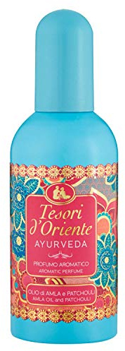 Tesori d'Oriente - Profumo Aromatico Ayurveda, dalla Fragranza Fresca e Floreale, Note di Bergamotto, Iris e Ambra, 100ml