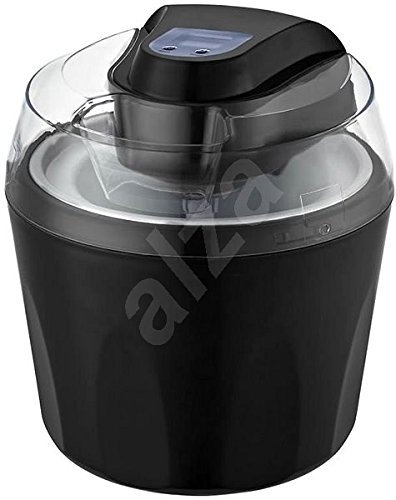 Guzzanti GZ-157 Gelatiera con contenitore per gelatina 1.5L 15W Nero, Trasparente macchina per gelato