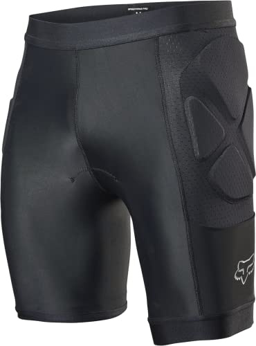 Fox Racing - BASEFRAME Short – Pantalones Cortos Protectores Bicicleta de montaña – Protección de Cadera, Acolchado de Doble Densidad, Elástico, Protectores, Ciclismo de montaña, Negro, M