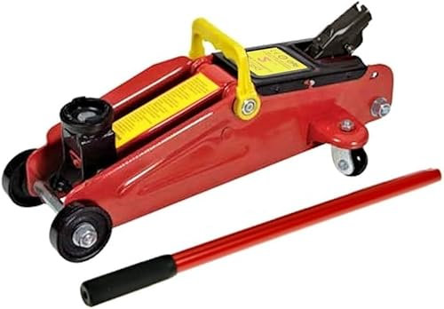 YASTA Cric Idraulico 2T - Sollevatore Auto per Utilitarie Berline -Altezza Sollevamento Min 140 mm Max 300mm - Martinetto Meccanico Officina 2 Tonnellate