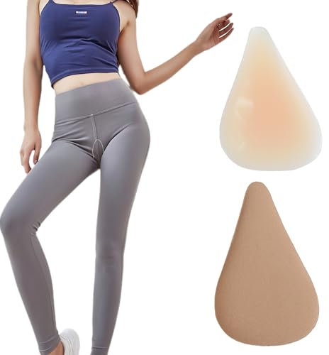QIUMING Coussinet pour Parties intimes Cache-pièces intimes sans Couture Camel Toe Concealer réutilisable Convient aux Collants, Maillots de Bain, Pantalons de Yoga, Bikinis (Forme de Goutte)