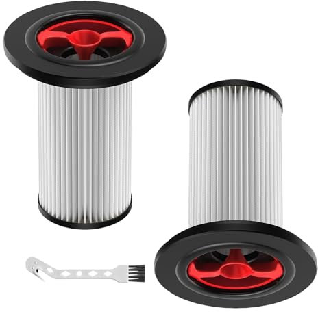 2 Stück Filter Zubehör für Bosch Unlimited Gen 2 Serie 8 Akku Staubsauger Ersatzfilter Ersatzteile (Ersetzt 12036642 12023349)