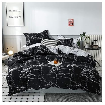 4-delat lakanset Påslakanset med örngott for tvåbäddsrum, queen size och king, 3 delar, utan lakan Lakan örngott set(230 x 230 cm)