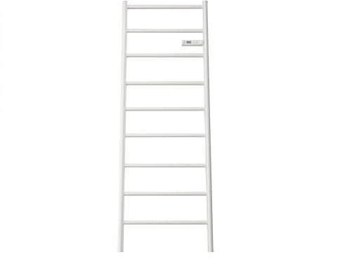 Chemin'Arte Seche Serviette Blanc Design échelle 150cm - 250W - Thermostat électronique - Timer