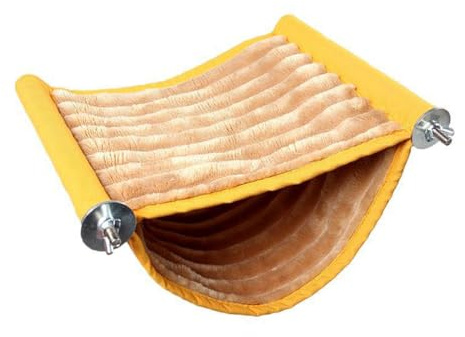 Zambuph Casa de Terciopelo para Mascotas de Invierno, Jaula Colgante Bonita para Animales pequeños, Plataforma Juego para roedores, Cama cálida Suave y cómoda, Suministros para el hogar