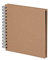 Rössler Papier 1329452625 - S.O.H.O. Wire-O Fotoalbum 180 x 180 mm, 60 schwarze Seiten, Kraft, 1 Stück