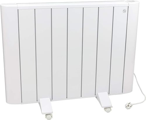 Radiatore Elettrico 1500W per Comfort Domestico e in Ufficio - Alluminio Durevole, Portatile & Montabile a Muro, Sicurezza e Controllo Intuitivo