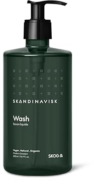 Skandinavisk SKOG 'Wald' Hand- und Körperwäsche, Duftnoten: Kiefernnadeln und Tannenzapfen, Birkensaft und Maiglöckchen, 500 ml