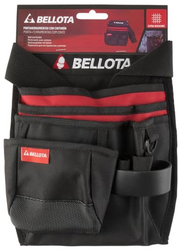 Bellota - Cinturón porta-herramientas con 4 bolsillos