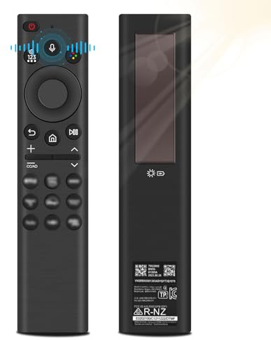 Mando a distancia de repuesto para Samsung, BT-1890A Solar Charging Mando a distancia por voz para Samsung Smart TV, universal para mando a distancia de TV Sam-Sung compatible con Sam-Sung 2021-2023