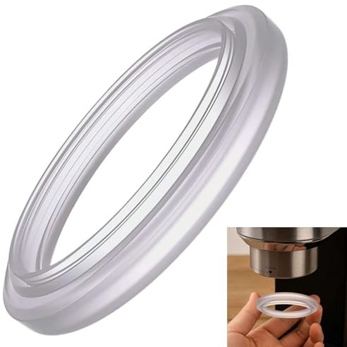 Junta de Silicona para Cafetera, Anillo de Sellado Compatible con Modelos De'Longhi EC 820/850/860, DEDICA EC680/EC685 y SMEG ECF01, Resistente al Calor y Antifugas, Seguro para Alimentos
