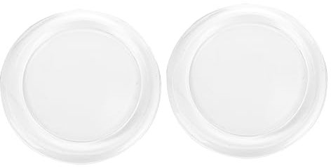 MAGICLULU 2pezzi Portacandele in Vetro Semplice Decorazione Portacandele Unica Vassoi in Vetro Per Candele Delicate Per Vassoi Per Candele Profumate