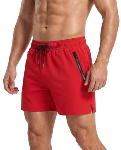 Towintec Hombre Bañador Natacion Boxer Hombre Shorts Bañadores Corto Transpirable Secado Rápido Mallas Cortas Shorts Running Ropa Deporte Cortos Forro De Malla Cordón De Ajuste Arena El Nada