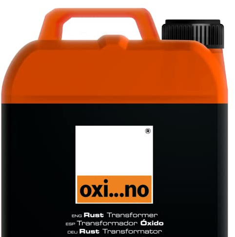 Oxino 5 Litros, Transformador Convertidor Óxido, Tratamiento Contra Oxidación 100% Líquido, Para Hogar, Automoción, Cierres, Construcción, Industria, Naval, Etc