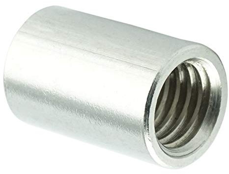 Eisenwaren2000 | Manchon rond M10 x 40 mm (10 pièces) - Manchon fileté rond - Acier inoxydable A2 V2A - Inoxydable