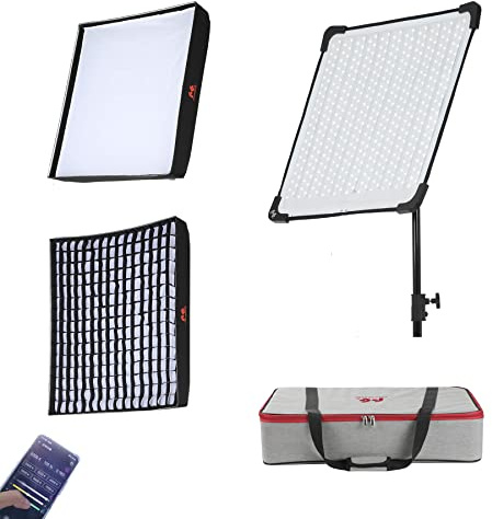 Falcon Eyes RX-24TDX III Flexible LED Video Continuous Light 200W Bi-Color 3000K-5600K IPX8 Waterproof with Honeycomb Grid Softbox Built-in APP Control 9 Scene Effect Mode Upgraded 24TDX II