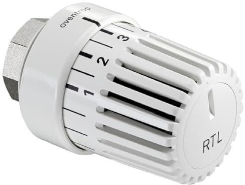 Ritzer by Oventrop Thermostat Uni RTLH weiß, 10-40°C für Rücklauftemperaturbegrenzung, passend für Einzelraumregelung ab Baujahr 1998, RTL