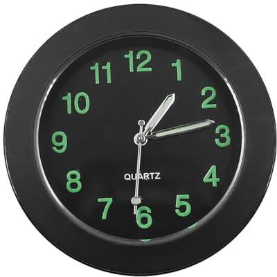 Tiardey Universal Waterproof Motorcycle Handlebar Mount Clock Dial Watch for Motorcycles Electric Vehicles