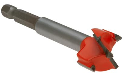 Broca Forstner 22mm 1PCS de Madera Fresa de Empotrado Fresadora para Carpintería, de Madera Fina, Muebles, Hacer Agujeros Ciegos, Vástago Hexagonal Cortador Herramientas Acero al Carburo (22x90mm)