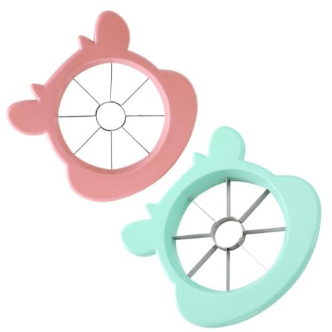 Cabilock 2piezas Cortadores De Frutas Cortador De Manzanas y Naranjas Acero Inoxidable Herramientas De Cocina