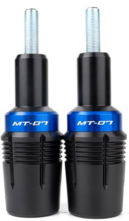 MOWOK Fit for YAMAHA MT-07 fz07 MT07 Tracer 2014-2024 2021 2022 2023 Motorcycle Accessories Frame Sliders Crash Protector Engine Guard Falling Protection Pad (Blue)