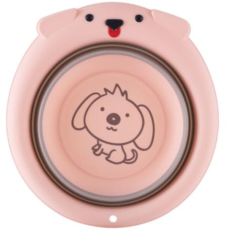 KICHOUSE Bañera Niño Niña Con Diseño De Dibujo Lavabo Portátil y Compacto Para Viajes y Uso Múltiple Fácil De Transportar y Almacenar